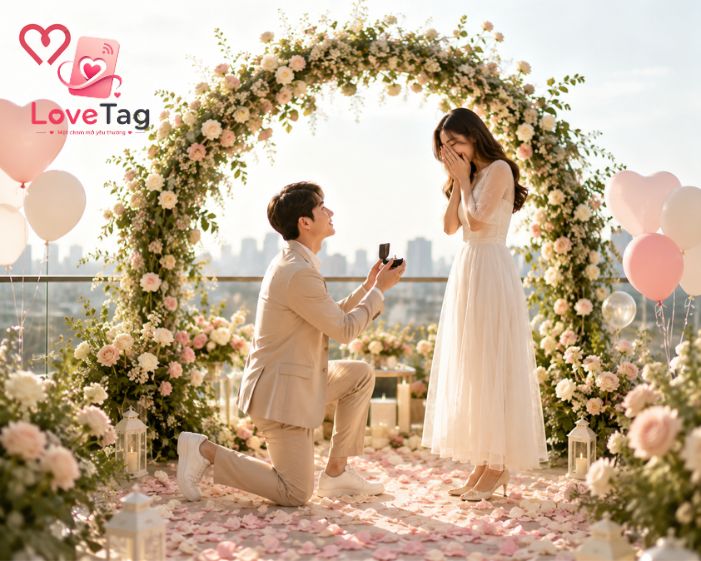 Khoảnh khắc cầu hôn